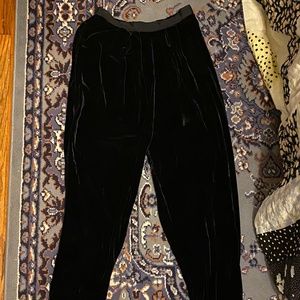 ULLA JOHNSON velvet harem pants